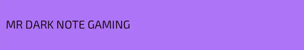 MR DARK NOTE GAMING